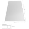 vidaXL Polycarbonatplatten 5 Stk. 6 mm 150 x 65 cm