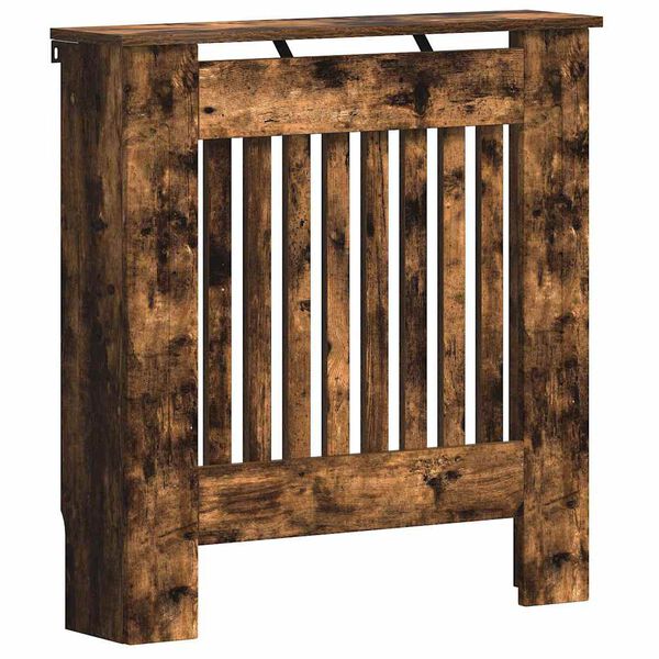 vidaXL Heizk&ouml;rperabdeckung Ger&auml;ucherte Eiche 78 x 19 x 81,5 cm