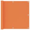 vidaXL Balkon-Sichtschutz Orange 90x300 cm Oxford-Gewebe