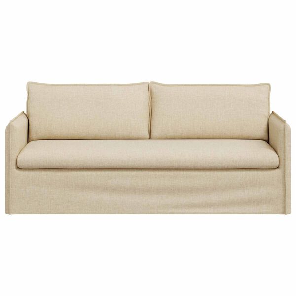 vidaXL Sofa Creme Gesamtabmessungen: 196 x 82 x 85 cm (B x T x H) Samt