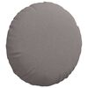 vidaXL Sitzkissen 2 pcs Taupe &Oslash;50 x 19 cm Stoff