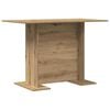 vidaXL Esstisch 110 x 60 x 75 cm Holzwerkstoff Artisan-Eiche