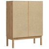 vidaXL Sideboard FLORO Wachsbraun 70 x 30 x 70,5 cm Massivholz Kiefer