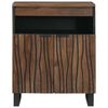 vidaXL Sideboard Braun 60 x 33 x 75 cm massives Mangoholz