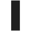 vidaXL Bücherregal/Raumteiler Schwarz 60x30x103 cm Holzwerkstoff