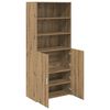 vidaXL Highboard Artisan-Eiche 80 x 42,5 x 185 cm Holzwerkstoff