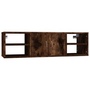 vidaXL Wandregal R&auml;uchereiche 102x30x29 cm Holzwerkstoff