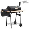 vidaXL Outdoor Grill 103 x 60 x 113 cm Stahl Schwarz