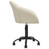 vidaXL Esszimmerst&uuml;hle 2 Stk. Drehbar Creme Samt