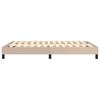 vidaXL Boxspringbettgestell Cappuccino-Braun 140x190 cm Kunstleder