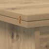 vidaXL Couchtisch Artisan-Eiche 55 x 54,5 x 45 cm Holzwerkstoff
