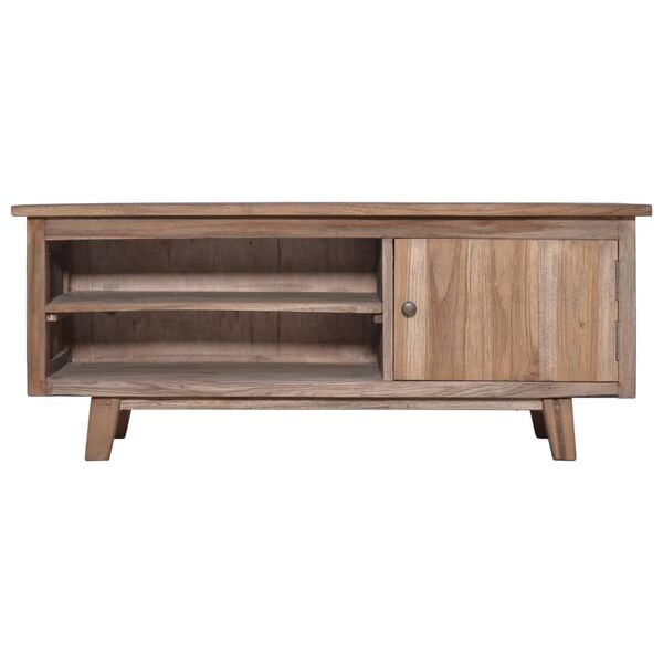 vidaXL TV-Schrank 100x30x40 cm Teak Massivholz