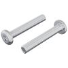 vidaXL Schraube mit Sperre Uni 2 pcs Silber M6 x 35 mm Stahl