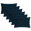 vidaXL Kissenbezug 6 stk. HEERLEN Marineblau 50 x 75 cm