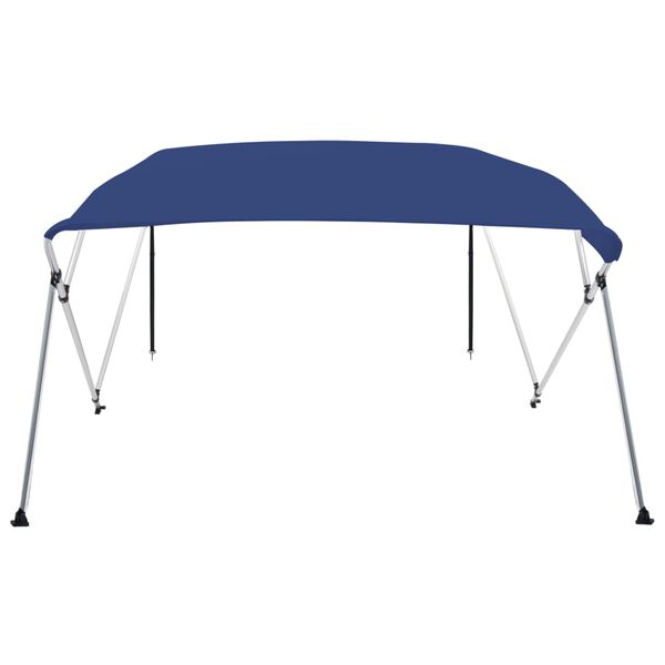 vidaXL 4-Bow Bimini Top Blau 243x180x137 cm
