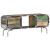 vidaXL TV-Schrank Mehrfarbig 110x30x42 cm Altholz Massiv