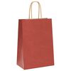 vidaXL Papiertragetaschen 50 Stk. mit Henkeln Rot 15x8x21 cm
