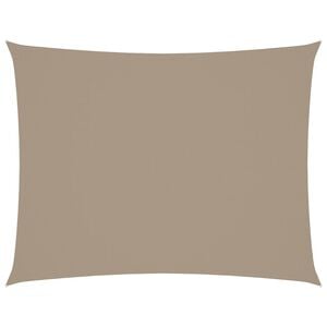 vidaXL Sonnensegel Oxford-Gewebe Rechteckig 2x3 m Taupe