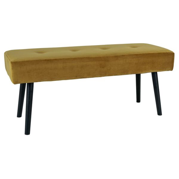 House Nordic Sitzbank Lyla 35x100x44 cm Senfgelb