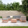 vidaXL 8-tlg. Garten-Lounge-Set mit Kissen Massivholz Douglasie