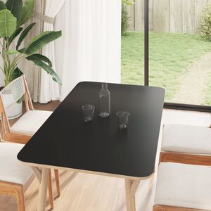 vidaXL M&ouml;belaufkleber Selbstklebend Mattschwarz 90x500 cm PVC