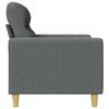vidaXL 2-Sitzer-Sofa Dunkelgrau 140 cm Stoff