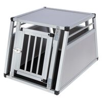 Kerbl Hunde-Transportbox Barry 77x55x50 cm Aluminium