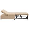 vidaXL Pull-Out Schlafsofa Creme 194 x 67 x 82 cm Mikrofaser