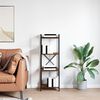 vidaXL B&uuml;cherregal Ger&auml;ucherte Eiche 40 x 30 x 85 cm Holzwerkstoff