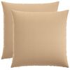 vidaXL Kissen mit Kissen HEERLEN 2 Stk. Creme Stoff