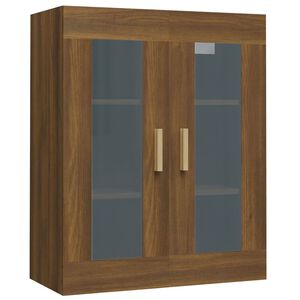 vidaXL Hängeschrank Braun Eichen-Optik 69,5x34x90 cm