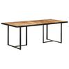 vidaXL Esstisch 200 cm Raues Mangoholz