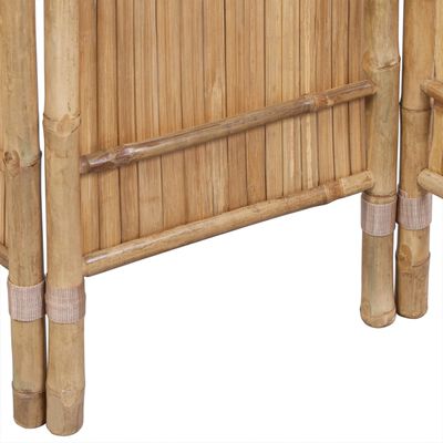 Bambus Raumteiler Paravent 4-teilig