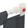 vidaXL Kleinkind-Bettschutzgitter Dunkelgrau 90x25 cm Stoff