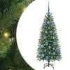 vidaXL K&uuml;nstlicher Weihnachtsbaum Gr&uuml;n 120 cm PE und PVC