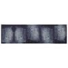 vidaXL K&uuml;chen Teppich Blauer Schirm 150 x 45 cm 100% Polyamid Waschbar