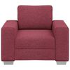 vidaXL Sofa Weinrot Gesamtabmessungen: 100 x 80 x 82 cm (B x T x H)