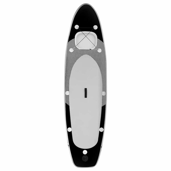 vidaXL SUP-Board-Set Aufblasbar Schwarz 300x76x10 cm