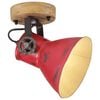 vidaXL Wandleuchte 25 W Rot 11,5x11,5x25 cm E27