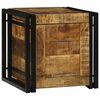 vidaXL Aufbewahrungsbox Braun und Schwarz 40 x 40 x 40 cm