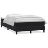 vidaXL Boxspringbett mit Matratze Schwarz 120x210 cm Samt