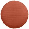 vidaXL Sitzkissen 2 pcs Rot-Orange &Oslash; 30 cm Cordstoff