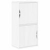 vidaXL Beistellschrank ODDA Wei&szlig; 40x24x79 cm Massivholz Kiefer