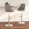 vidaXL Barhocker 2 Stk. Dunkelgrau Stoff