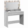 vidaXL Schminktisch Graues Sonoma 100 x 41 x 135 cm Holzwerkstoff