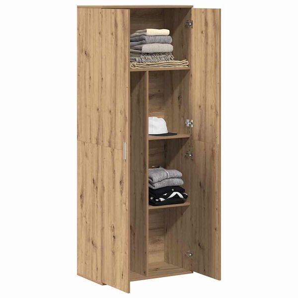 vidaXL Highboard Artisan-Eiche 70 x 33,5 x 180 cm Holzwerkstoff