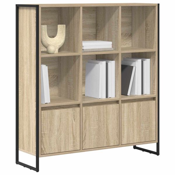 vidaXL B&uuml;cherregal 2 pcs Sonoma 99,5 x 30 x 108 cm Holzwerkstoff