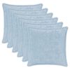 vidaXL Kissenbezug 6 stk. HOUTEN Himmelblau 30 x 30 cm