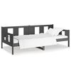 vidaXL Tagesbett Grau Massivholz Kiefer 80x200 cm