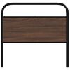 vidaXL Kopfteil Braun Eichen-Optik 107 cm Stahl und Holzwerkstoff